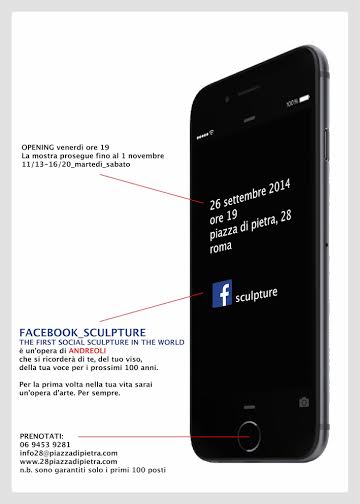 Andreoli - Facebook sculpture